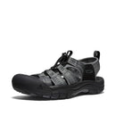 1022252 KEEN MEN'S NEWPORT H2 CLOSED TOE WATER SANDALS SIZE 9 BLACK/STEEL GREY - Like New