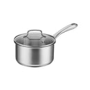 CUISINART 2.5 QT SAUCEPAN STAINLESS STEEL GLASS LID - STAINLESS STEEL - Like New