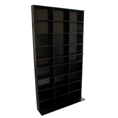 ATLANTIC ELITE XL MEDIA STORAGE CABINET, PN 38408117, 38408117-BLK - BLACK - Like New