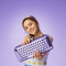 Logitech POP Keys Mechanical Wireless Keyboard Custom Emoji Keys - Cosmos - Like New