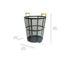 Log Bin 19"L x 17"W x 22"H B00NOU588M - Vintage Iron Finish - Brand New