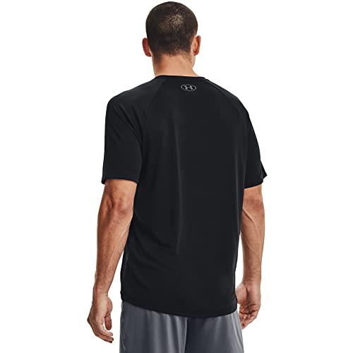 Under Armour Men's Tech 2.0 V-Neck Short-Sleeve T-Shirt Black/Graphite S - Brand New