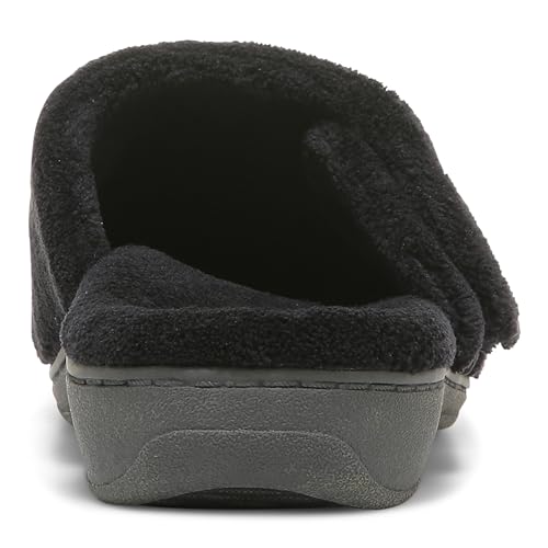 VIONIC WOMEN'S GEMMA BLACK SLIPPER - SIZE 9 - Like New