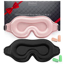 BeeVines 2 Pack 3D Contoured Sleep Mask Eye Masks Lash Extensions - Brand New
