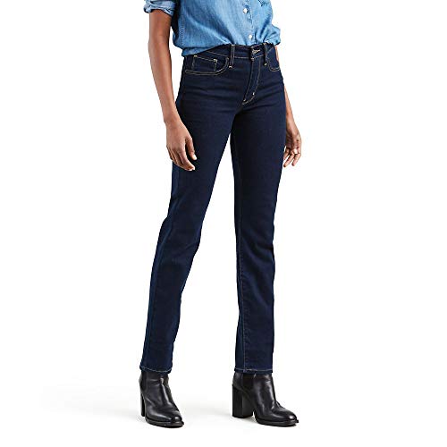 188830011 WOMEN'S LEVI'S STRAIGHT 505 JEANS CAST SHADOWS DARK INDIGO SIZE 26X32 - Brand New