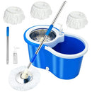 DAMGOLOZA Hand Free Household Spin Mop Bucket Wringer Set, 20QT - Blue - Brand New