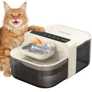 INVENGO FILTERLESS CAT WATER FOUNTAIN WASTEWATER SEPARATION 3.5L STAINLESS - BLK - Like New