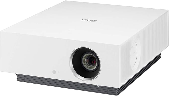 LG HU810PW 4K UHD Laser Smart Home Theater CineBeam Projector 300" - White Like New