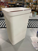 ITOUCHLESS PRIME 13.2 GALLON SENSOR TRASH CAN, SP13WW, WHITE PLASTIC Like New