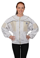 HUMBLE BEE 330 VENTILATED BEEKEEPING JACKET WITH ROUND VEIL SIZE LARGE - WHITE - Like New
