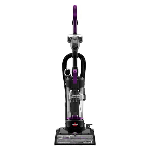 BISSELL CLEANVIEW COMPACT TURBO UPRIGHT VACUUM WAND, 3437-GRAY/PURPLE - Like New