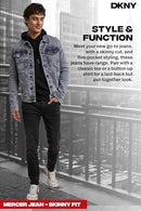 DKNY MEN'S SKINNY JEANS MID RISE,STRETCH,WASHED,DK00JN300A ST/WASH, 36x30 - Brand New