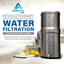 ALEXAPURE COUNTERTOP WATER FILTRATION SYSTEM STAINLESS STEEL ZAP-PRO - Like New