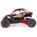 Axial Yeti Jr. Can-Am Maverick X3 RC Rock Racer 4WD Brushed AXI90069 - Red, Gold - Brand New
