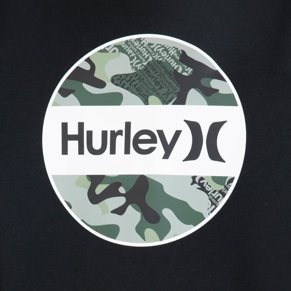 HURLEY BOYS PULLOVER HOODIE - BLACK - SIZE: YOUTH M - BLACK - Brand New