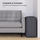 BedStory Tri Folding Mattress with Carry Bag, Bamboo Charcoal 4" Queen - Black - Brand New