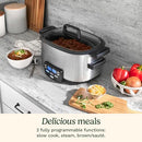 CUISINART 3-IN-1 COOK CENTRAL 6-QUART MULTI-COOKER MSC-600 NAS - SILVER - Like New