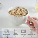 KOOV Jumbo Soup Mug, Soup Bowls with Handles,Jumbo Mug Set of 4, 24 Ounce -WHITE - Like New