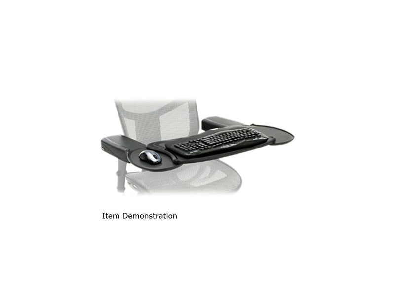 Mobo  MECS-BLK-001 Chair Mount Ergo Keyboard and Mouse Tray System