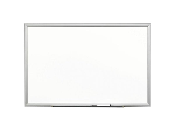 3M Premium Porcelain Dry Erase Board, 72 x 48, White, Aluminum Frame