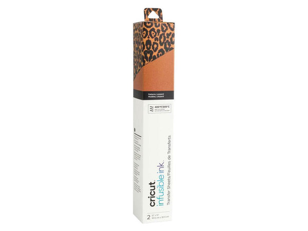 Cricut Infusible Ink Transfer Sheet Patterns, - 12" x 12" - 2 Sheet - Leopard