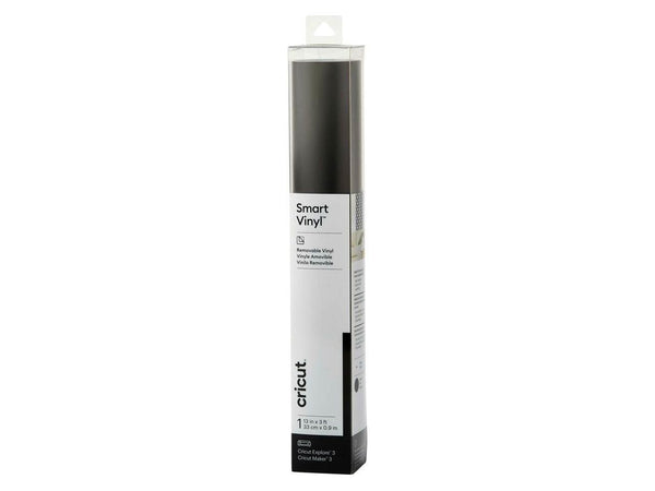 Cricut Smart Vinyl Removable Black | 1 Roll 13inx3ft 2008519