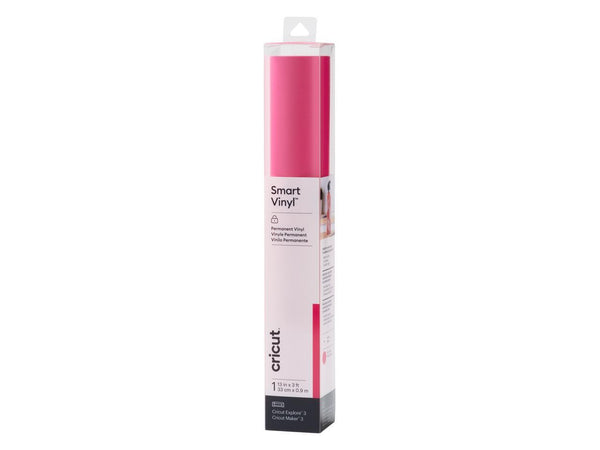 Cricut Smart Vinyl Permanent Pink | 1 Roll 13inx3ft 2008515