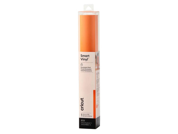 Cricut Smart Vinyl Permanent Orange | 1 Roll 13inx3ft 2008512