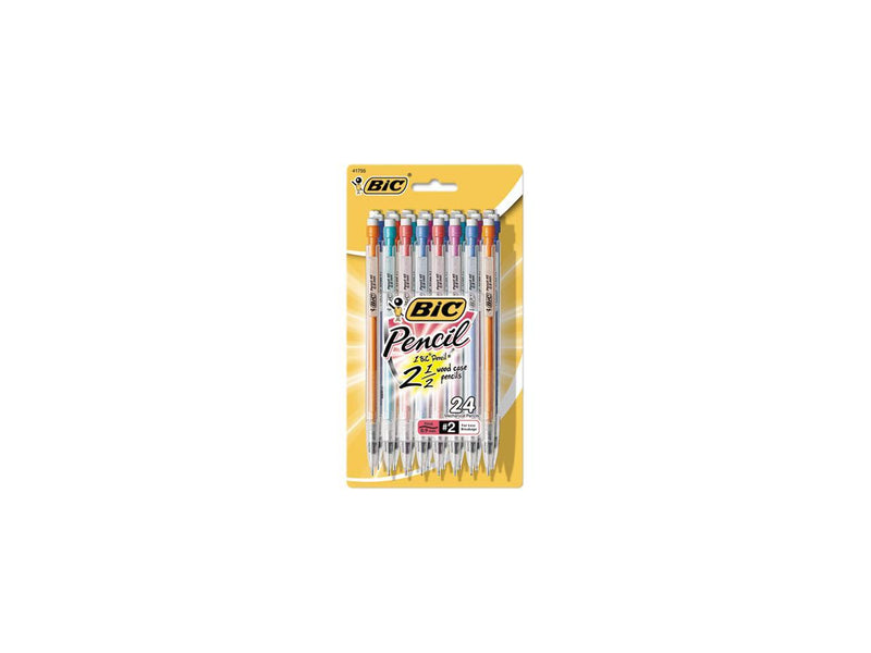 BIC MPLWP241 Mechanical Pencils with Colorful Barrels