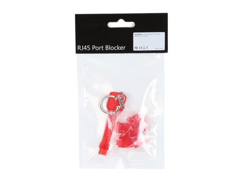 Syba SY-ACC24053 Locking RJ45 Port Dust Blocker with Removal Keys Tool