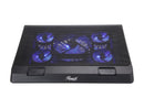 Rosewill Blue LED Laptop Cooling Pad, Supports 12-17 Inch Notebooks, Adjustable