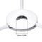 UXCELL LAMP SHADE RING 150MM DIA LAMPSHADE HOLDER FRAME CONNECTING LAMP - WHITE - Like New