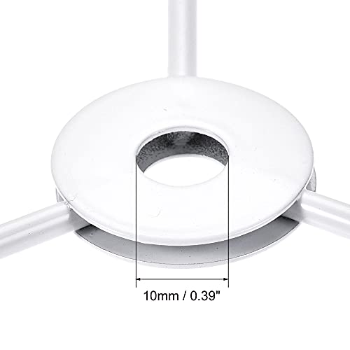 UXCELL LAMP SHADE RING 150MM DIA LAMPSHADE HOLDER FRAME CONNECTING LAMP - WHITE - Like New