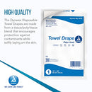 Dynarex Disposable Towel Drapes Sterile 18" x 26" Poly-Interlined 50/Box 9060 - Brand New