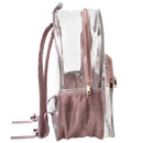 SUMMIT RIDGE CLEAR BACKPACK - CLEAR/ROSE - Brand New