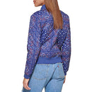 Levi's Women's Diamond Quilted Bomber Jacket Coat, Blue, M - Brand New