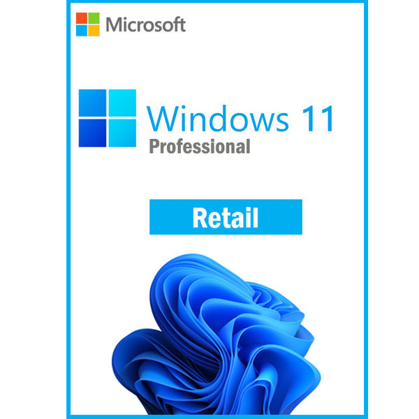 Windows 11 Pro Direct Upgrade Retail Key 64-Bit - Digital Delivery Only