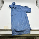 PGA TOUR MEN’S POLO SHIRT SHORT SLEEVE SIDE VENTS - SIZE: XL SLATE BLUE DIAMOND - Brand New