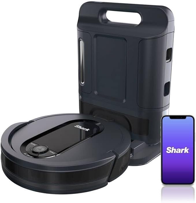 Shark Ninja Shark EZ Wi-Fi Robot Vacuum XL Self-Empty Base RV911AE - Black - Like New