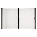 TUL® Note-Taking System Discbound Leather Cover, Letter, 60 Sheets, Gray - Like New