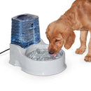 K&H PET PRODUCTS CLEANFLOW FILTERED WATER BOWL DOGS GRANITE 1.4G - GRANITE - Like New