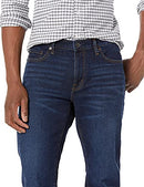 MAE55016FL18 AMAZON ESSENTIALS MEN'S STRAIGHT-FIT STRETCH INDIGO JEANS - 28x28 - Brand New