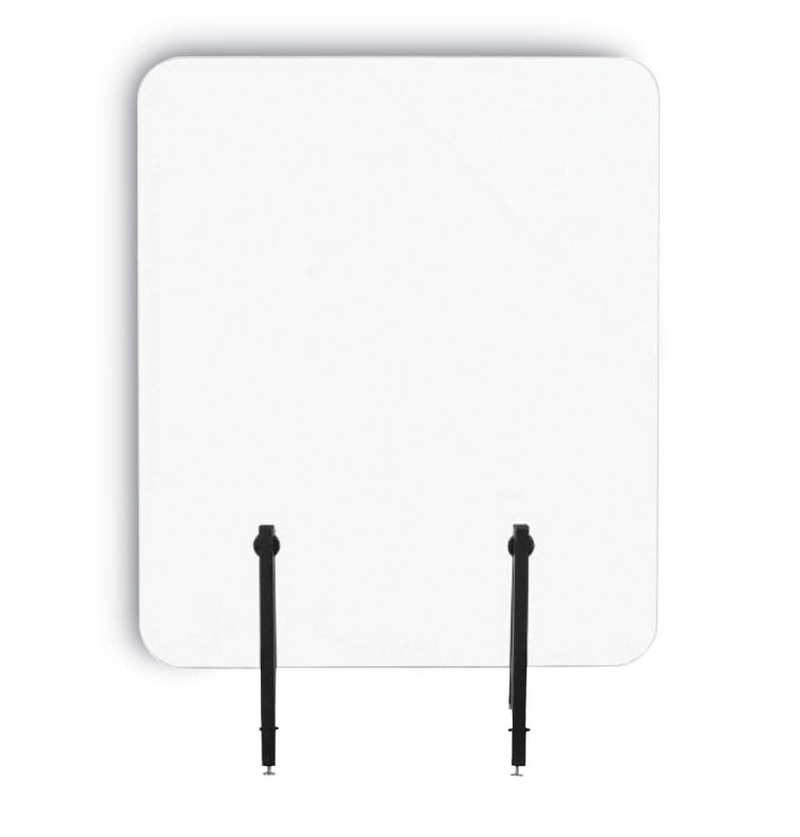 MASTERVISION PROTECTOR SERIES FRAMELESS GLASS DESKTOP DIVIDER 47.2 X 0.16 X 35.4 - Brand New
