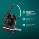 EPOS IMPACT D 10 USB ML II - WIRELESS DECT MONO EAR CONVERTIBLE HEADSET - BLACK - Brand New
