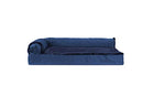 Furhaven Orthopedic Dog Bed Plush Velvet Removable Bolsters 30" x 20" x 6" - Brand New