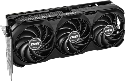 MSI GEFORCE RTX 4070 TI SUPER 16G VENTUS 3X BLACK OC GRAPHICS CARD - BLACK - Like New