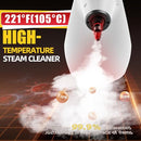 FANLILING Pressurized Upgraded Handheld Steam Cleaner, 13 Piece - White/Black - Like New