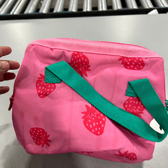 GENERIC PINK STRAWBERRY LUNCH PETITE BAG - STRAWBERRY - Like New