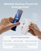 ANKER 621 MAGNETIC PORTABLE CHARGER MAGGO 5,000MAH WIRELESS POWER BANK - WHITE - Brand New