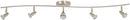 MONUMENT 5-LIGHT LED TRACK FIXTURE, 52 X 6-1/8 IN., BRUSHED NICKEL - Brand New